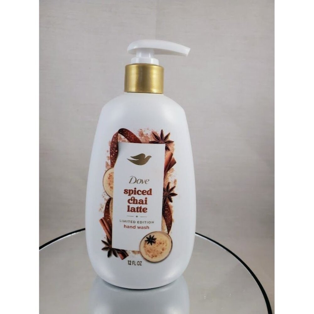 Dove Spiced Chai Latte Hand Wash 12 Fl Oz Limited Edition Moisturizing Formula